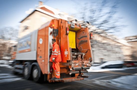 Müllfahrzeug der Magistratsabteilung 48