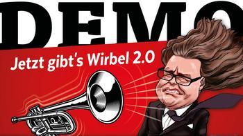 Demo vor dem Bildungsministerium, 21. März 2022