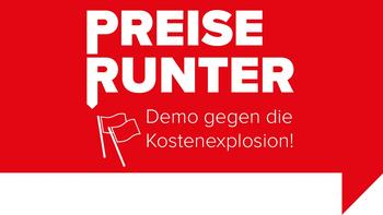 Demo Preise runter, 17.9.2022, 14 Uhr, Schweizer Garten 