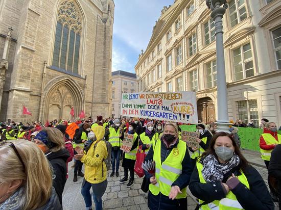 Kindergartendemo, Pädagog- und Assistet*innen