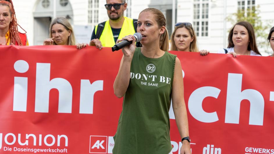 Judith Hintermeier, Bundesfrauenreferentin der younion und selbst Pädagogin