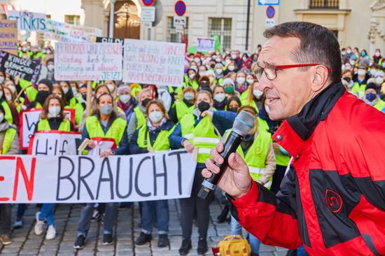 Kindergartendemo, Manfred Obermüller
