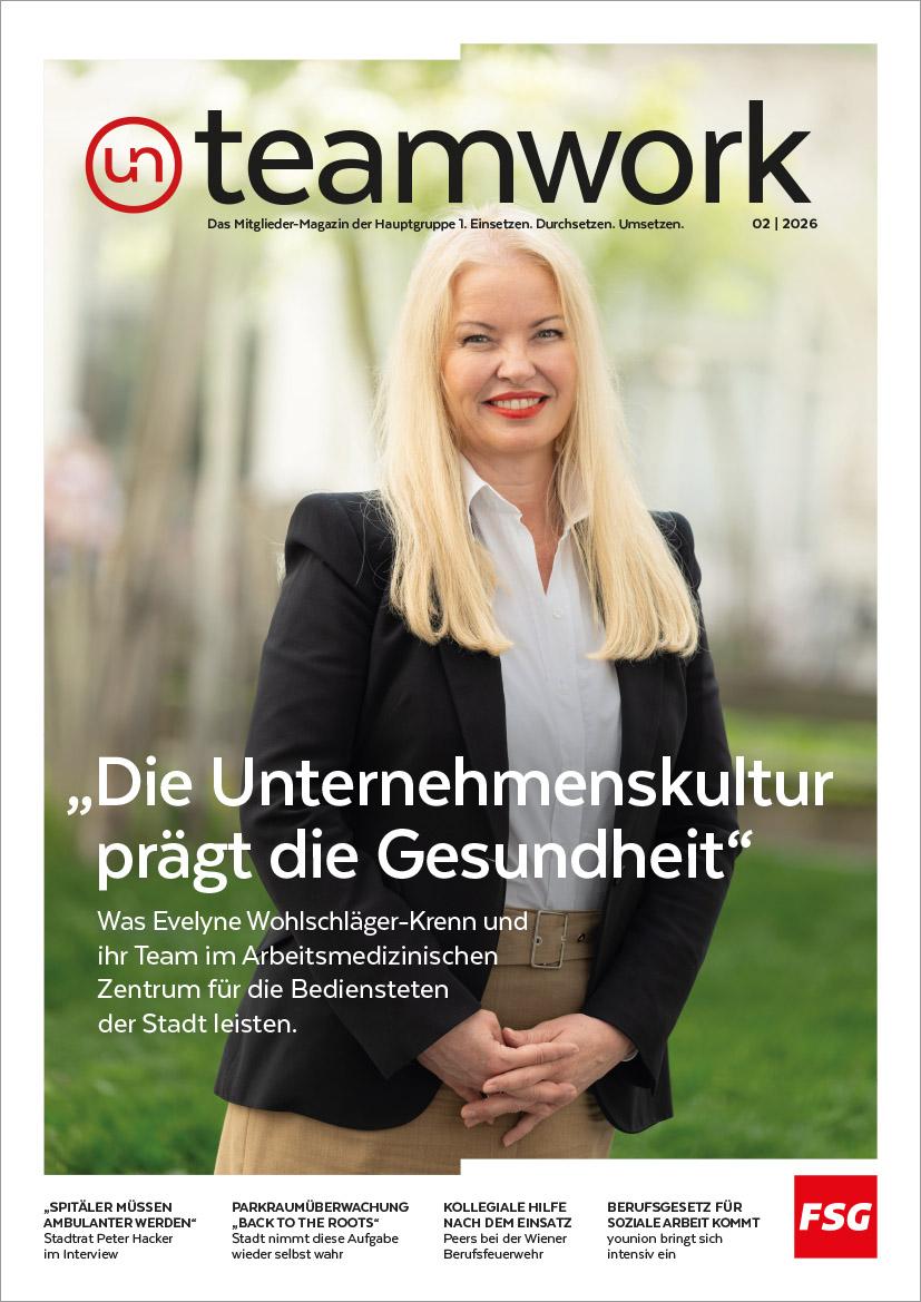 teamwork 02/2026 - Die Unternehmenskultur prägt die Gesundheit!