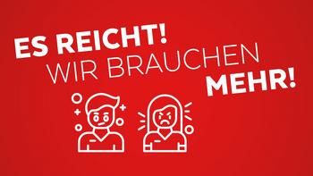 Es reicht! Wir brauchen mehr! Demo der Kindergärten und Horte, 24.10.23