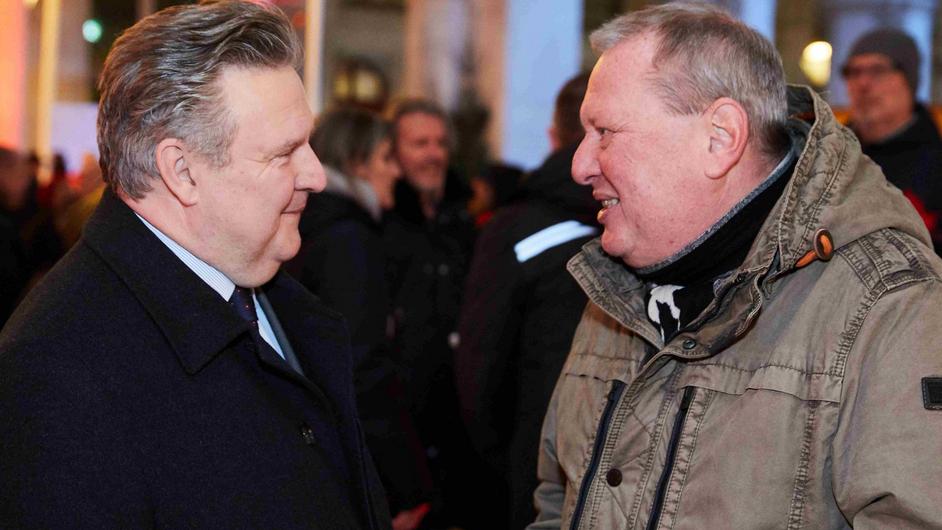 HG1-Mitarbeiterinnenfest 2022 - Bürgermeister Ludwig im Gespräch