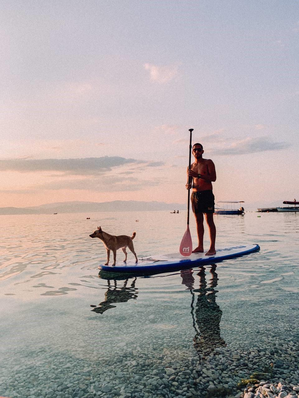 Gemeinsame Befahrung des Ohridsees, Nordmakedonien