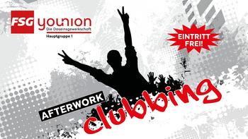 HG 1 FSG After Work Clubbing, findet am 8.5.2024, ab 16 Uhr, Arkadenhof