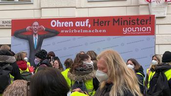 Kindergartendemo Abbild Fassmann 2021