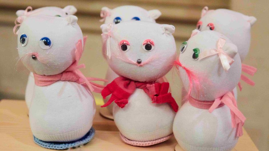 HG1-Mitarbeiterinnenfest 2022 - Ausstellungsstücke vom Emma-Markt