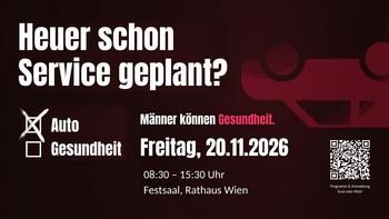 Männergesundheitstag 20.11.2026 Wiener Rathaus